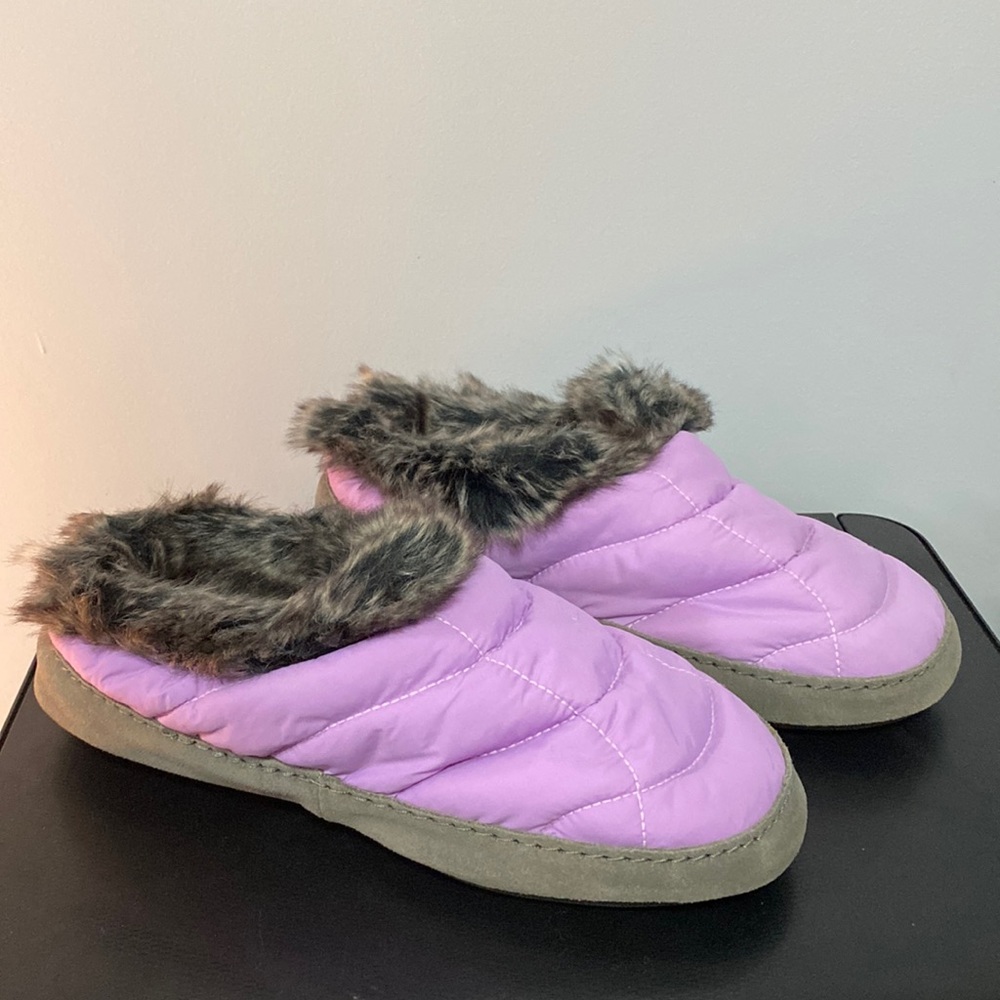 Land’s End Faux Fur Booties - Size 7